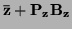 $\textstyle {\bf\bar z + P_zB_z}$