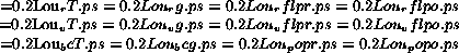 \begin{figure}\makebox[\textwidth]{
\epsfxsize=0.2\textwidth \epsfbox{Lou_rT.ps}...
...fbox{Lou_popr.ps}
\epsfxsize=0.2\textwidth \epsfbox{Lou_popo.ps}
}
\end{figure}