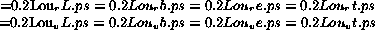 \begin{figure}\makebox[\textwidth]{
\epsfysize=0.2\textwidth \epsfbox{Lou_rL.ps}...
...\epsfbox{Lou_ve.ps}
\epsfysize=0.2\textwidth \epsfbox{Lou_vt.ps}
}
\end{figure}